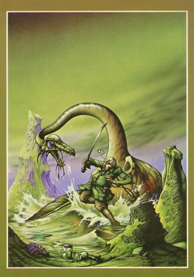 Original 1970s Note Card - England Invaded – Rodney Matthews Studios