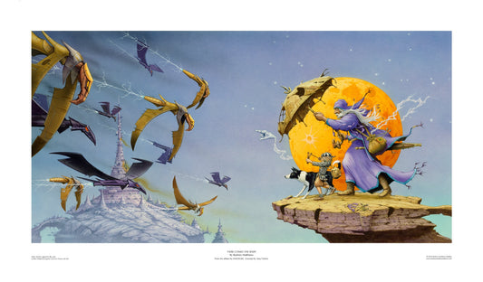 Here Comes the Rain open edition print by Rodney Matthews Studios