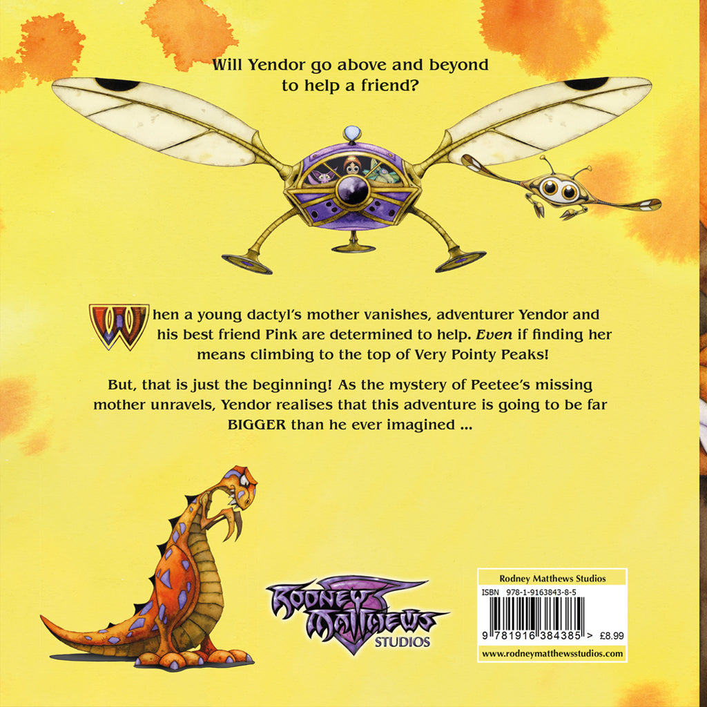 Yendor - The Land of the Googolsaurs Back Cover