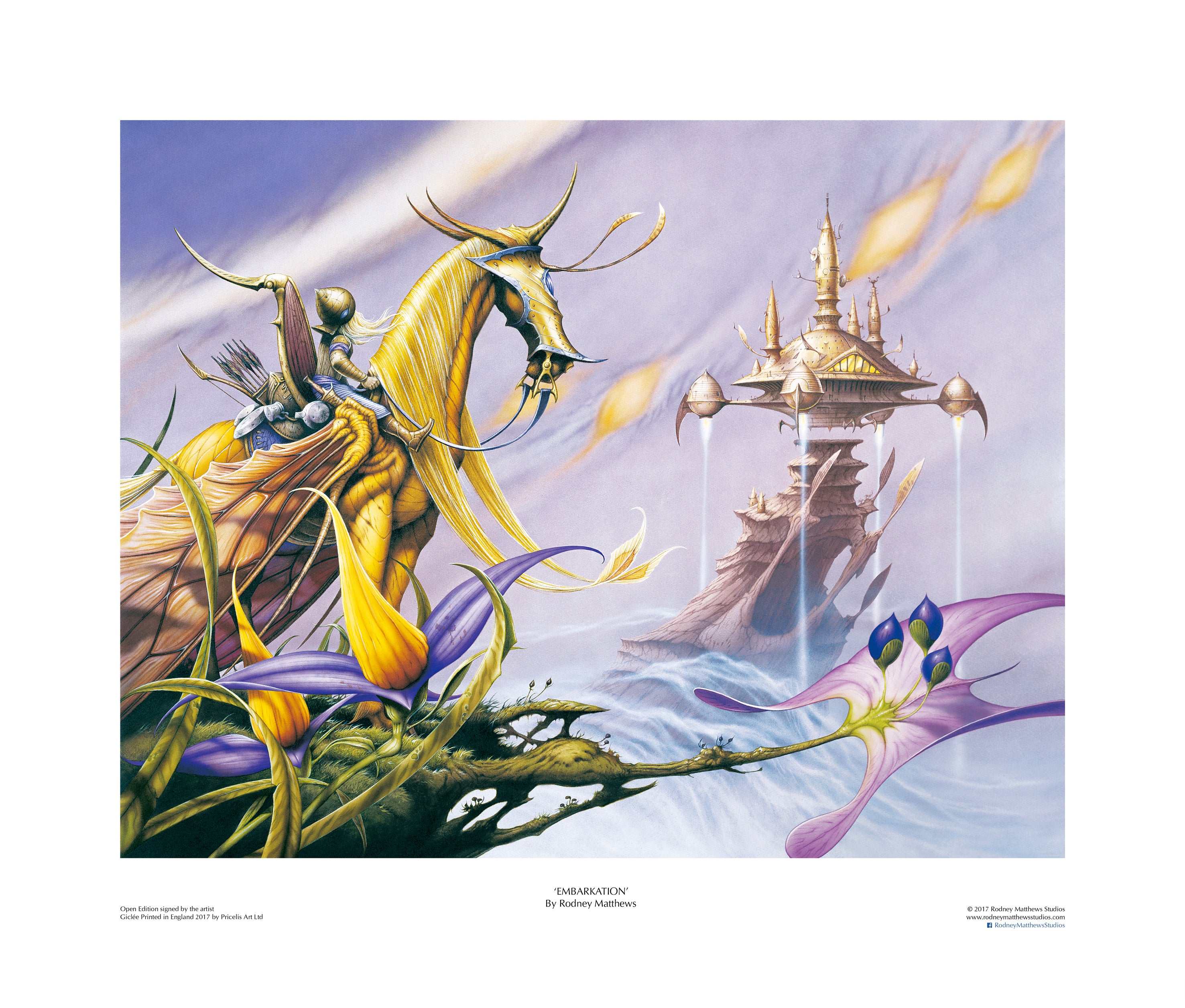 Embarkation print by Rodney Matthews | Rodney Matthews Studios