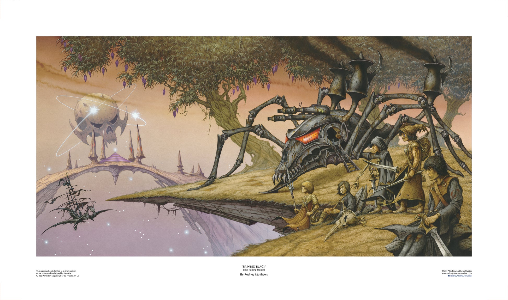 Painted Black by Rodney Matthews | Rodney Matthew Studios