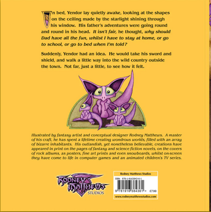 Yendor Paperback Back Cover