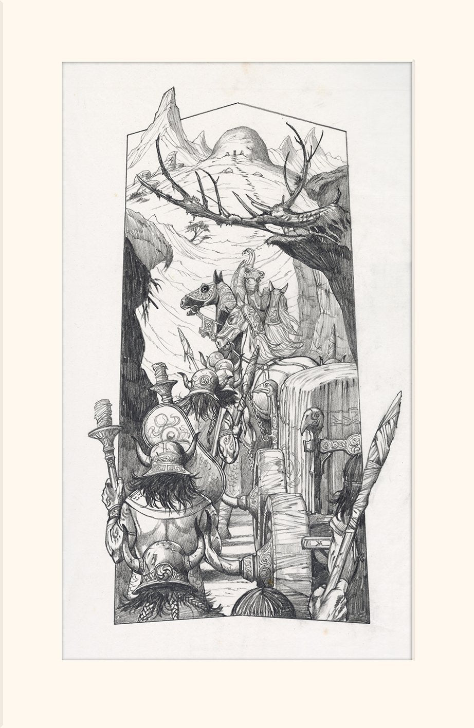 Songs of Albion: The Silver Hand Alternative original pencil drawing ...