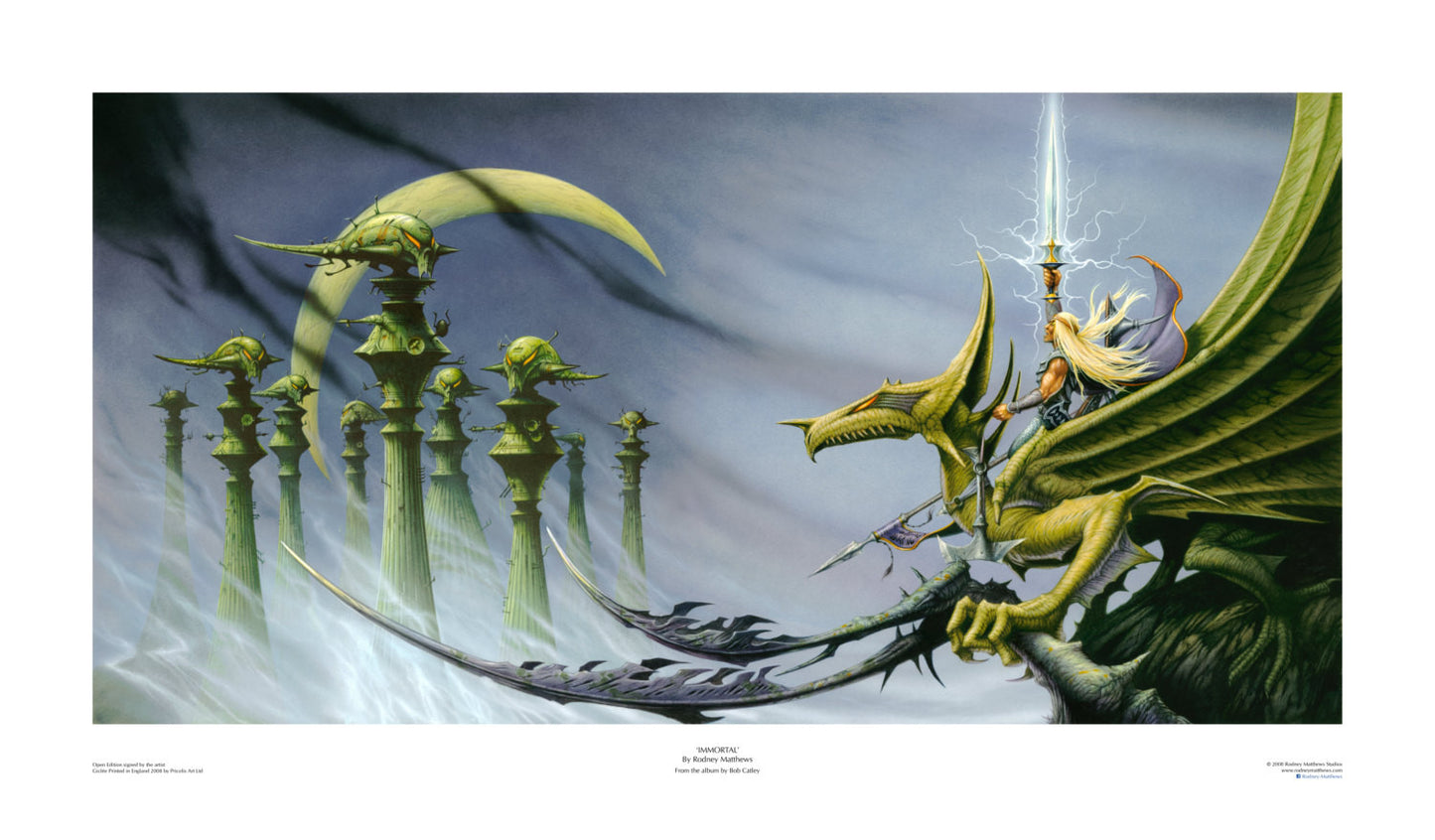 Bob Catley: Immortal open edition giclèe art print